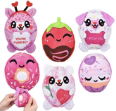 Buy VALENTINES REVERSE EEZ plush 4" in Bulk